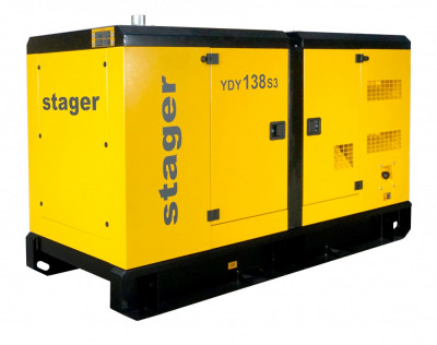 Stager YDY138S3 Generator insonorizat 138kVA, 180A, 1500rpm, trifazat, diesel foto