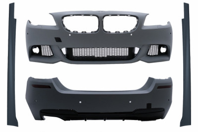 Pachet Exterior compatibil cu BMW Seria 5 F10 (2011-2014) M-Technik Design CBBMF10MTBF foto