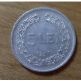 MNDRO10 moneda RPR Romania 5 lei 1950