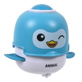 Jucărie Pinguin, Press &amp; Go, Albastru, 11.5cm, Plastic, Oem