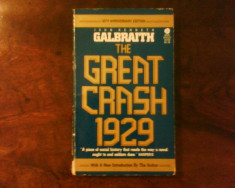 John Keneth Galbraith The Great Crash 1929 foto