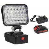 Lampa de lucru, baterie li-ion 48V, 57LED, 120W, rotativa