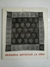 BRODERIA ARTISTICA LA SIRBI - DOBRILA STOJANOVICI - 1973 foto