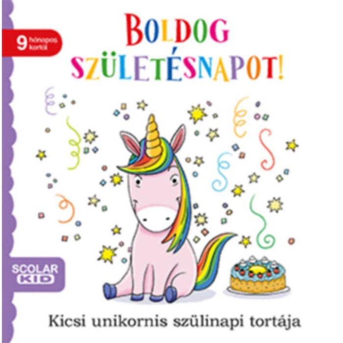 Boldog sz&uuml;let&eacute;snapot! - Kicsi unikornis sz&uuml;linapi tort&aacute;ja - Daniela Gamba