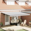 Cadru de copertină Manual Antracit 5 x 3 m