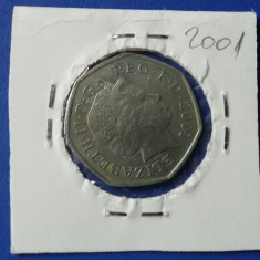 M3 C50 - Moneda foarte veche - Anglia - fifty pence - 2001