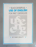 SUCCESSFUL USE OF ENGLISH FOR FIRST CERTIFICATE-MARY SPRATT