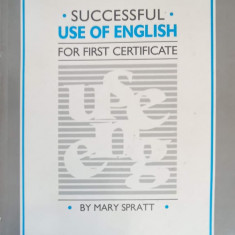 SUCCESSFUL USE OF ENGLISH FOR FIRST CERTIFICATE-MARY SPRATT