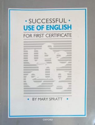 SUCCESSFUL USE OF ENGLISH FOR FIRST CERTIFICATE-MARY SPRATT foto