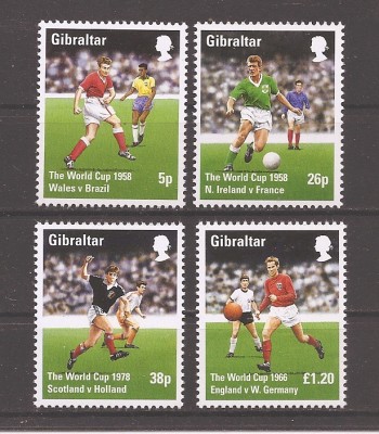 Gibraltar 1998 - Cupa Mondială de fotbal - Franța, MNH foto