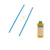 Jucarie Set baloane de sapun mari, rezerva inclusa, Albastru, ATU-085718, Plastic, Oem