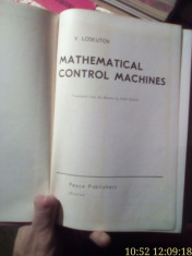 Mathematical Control Machines &amp;amp;#8211; V. Loskutov foto