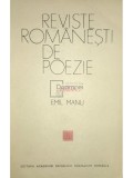 Emil Manu - Reviste romanesti de poezie (Editia: 1972)