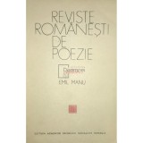Emil Manu - Reviste romanesti de poezie (Editia: 1972)