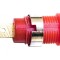 Banană 4mm 36A 1kV Roşie Aurită Poliamidă