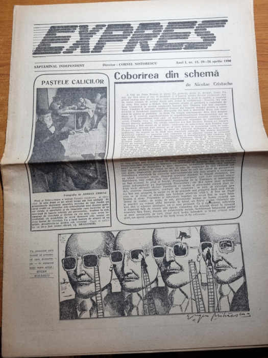 ziarul expres 20-26 aprilie 1990-interviu radu campeanu