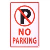 Placă Metalică Semnalizare, Model No Parking, Dimensiuni 30x20 cm, Oem