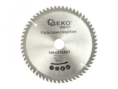 Disc circular pentru lemn 160x22x60T, Geko G00127 foto