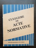 Culegere de acte normative pentru uzul lucrătorilor Ministerului de Interne. Perioada 1 ianuarie - 30 iunie 1992