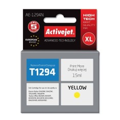 Cartus compatibil T1294 Yellow pentru Epson C13T12944010, Premium Activejet, Garantie 5 ani