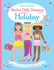 Sticker dolly dressing On holiday foto