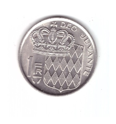 Moneda Monaco 1 franc 1975, stare buna, curata foto