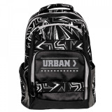 Ghiozdan anatomic compartiment laptop, URBAN BLACK LINES, 46x31x16 cm - S-COOL, S-COOL / OFFISHOP