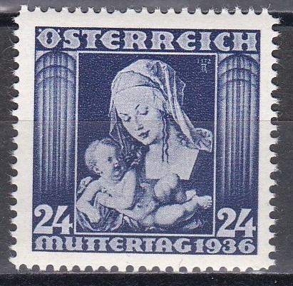 Austria 1936 - Pictura - Ziua Mamelor, MNH