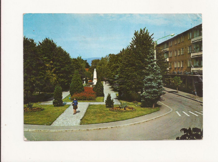 CA6 Carte Postala - Simeria, vedere din centru , circulata 1970