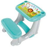 Cumpara ieftin Banca scolara Pilsan Smart verde, plastic, cu depozitare, pentru copii 3 ani+, design ergonomic, confortabil