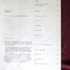 MANUAL DE REPARATII Dacia 1300-1301, Dacia 1300 break 1976 Copie XEROX, PARTIAL