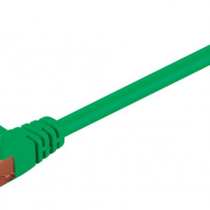 Cablu de retea U/UTP Goobay, cat6, patch cord, 1m, verde