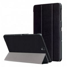 Husa flip cover pliabila din piele PU pentru Samsung Galaxy Tab S3 T820 9.7 inch, negru foto