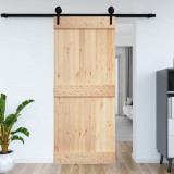 Usa &bdquo;NARVIK&rdquo;, 100x210 cm, lemn masiv de pin GartenMobel Dekor, vidaXL