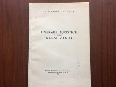 itinerare turistice in centrul transilvaniei O.N.T MATERIAL DOCUMENTAR UZ INTERN foto