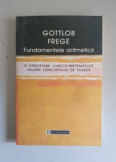 Gottlob Frege - Fundamentele aritmeticii foto