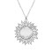 Sun - Colier personalizat soare din argint 925