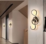 Aplica Led Cheia Sol Neagra, 44W, Lumina Reglabila 3000K-6500K