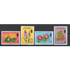 Guernsey 1972 Mi 67/70 MNH, nestampilat - Flori