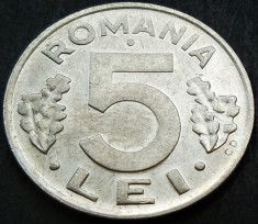 Moneda 5 LEI - ROMANIA, anul 1992 *cod 1943 foto