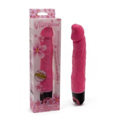 Mike - Vibrator realistic, roz, 24 cm