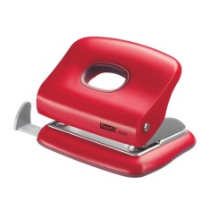 Perforator Rapid FC20, Capacitate 20 Coli, Plastic/Metal, Rosu, Perforator pentru Hartie, Perforator de Hartie, Perforatoare Hartie, Perforatoare Biro foto