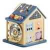 Centru Activitati 12in1 Topbright Casuta Ferma, Joc Educativ Lemn, Abilitati Motrice, Logica, 18 luni+, Multicolor