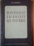 MATERIALELE COLORANTE ALE PICTURII - D. I. KIPLIK 1952