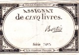FRANTA 5 livres 1793 VF+!!!