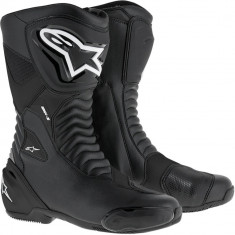 Ghete Moto Alpinestars SMX S Boots, Negru, Marime 37