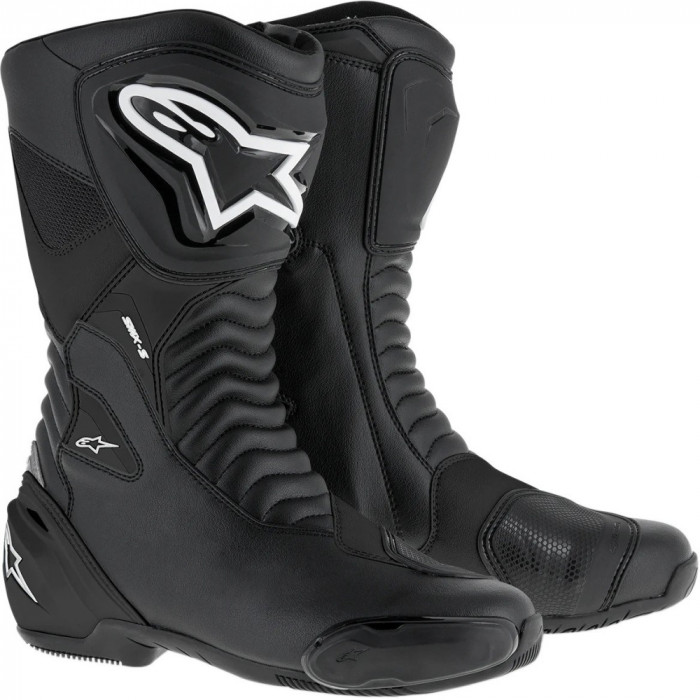 Ghete Moto Alpinestars SMX S Boots, Negru, Marime 45