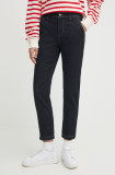 United Colors of Benetton jeansi Scarlett femei, culoarea albastru marin