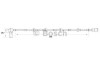 Senzor ABS / turatie roata RENAULT KANGOO Express (FC0/1) (1997 - 2007) BOSCH 0 265 006 711