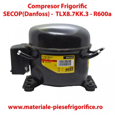 Compresor frigorific SECOP(Danfoss) TLX8.7KK.3 ,&amp;nbsp;R600a, 220-240V, 50Hz foto
